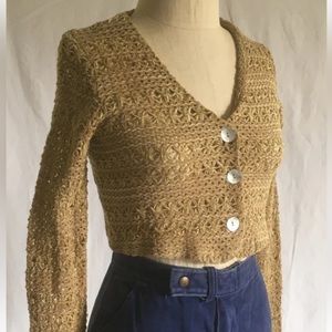 Vintage 90s Cropped Cardigan